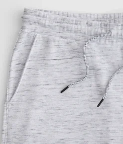 BKE Weston Knit Jogger White Black Clearance