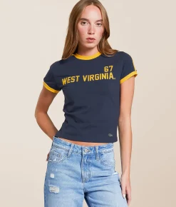 Tops | HYPE AND VICE West Virginia Mountaineers Baby T-Shirt Navy