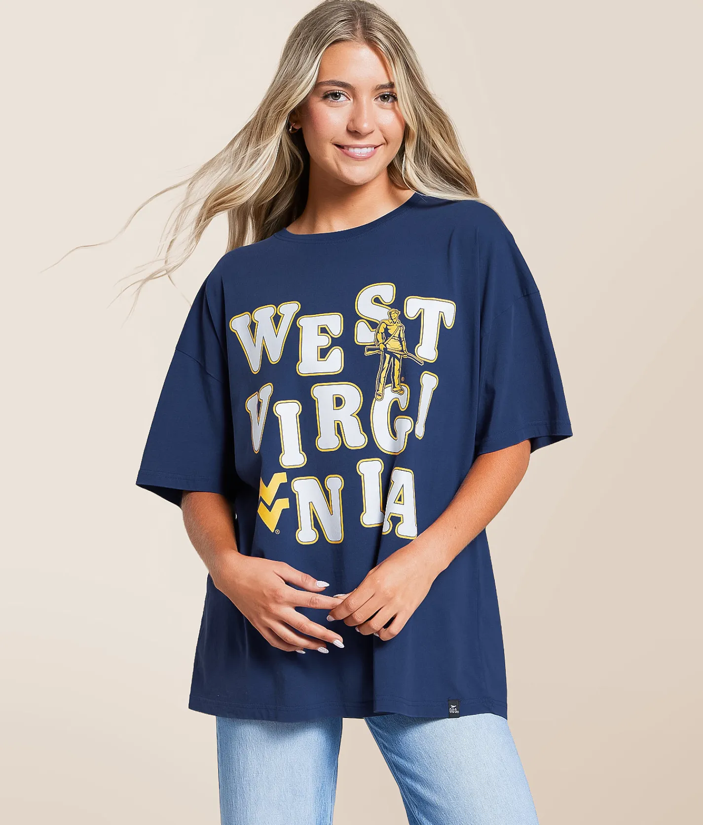 Tops | Gameday SOCIAL® West Virginia T-Shirt Navy