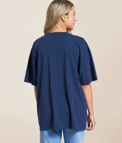 Tops | Gameday SOCIAL® West Virginia T-Shirt Navy