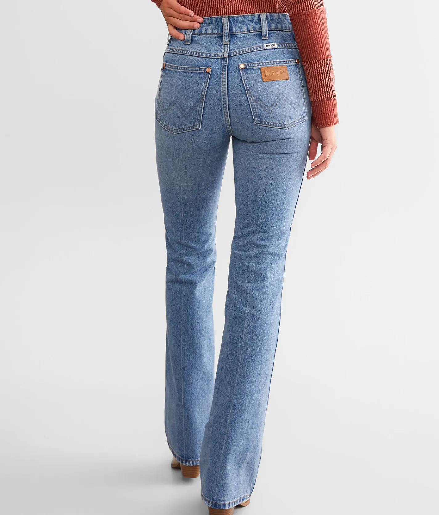 Jeans|Bottoms | Wrangler® Westward High Rise Boot Jean Heartbroken
