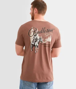 Pendleton Westward Trail T-Shirt Chestnut Best