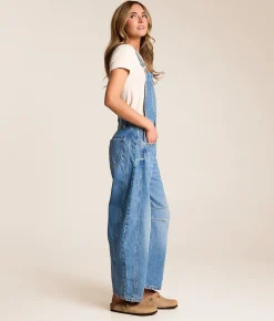 Rompers & Jumpsuits | Free People We The Free Good Luck Barrel Overalls Ultra Light Beam