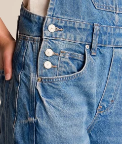 Rompers & Jumpsuits | Free People We The Free Good Luck Barrel Overalls Ultra Light Beam