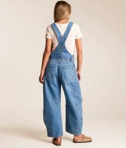 Rompers & Jumpsuits | Free People We The Free Good Luck Barrel Overalls Ultra Light Beam