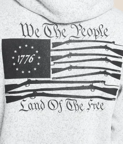 Howitzer We The People Hooded Sweatshirt White Discount