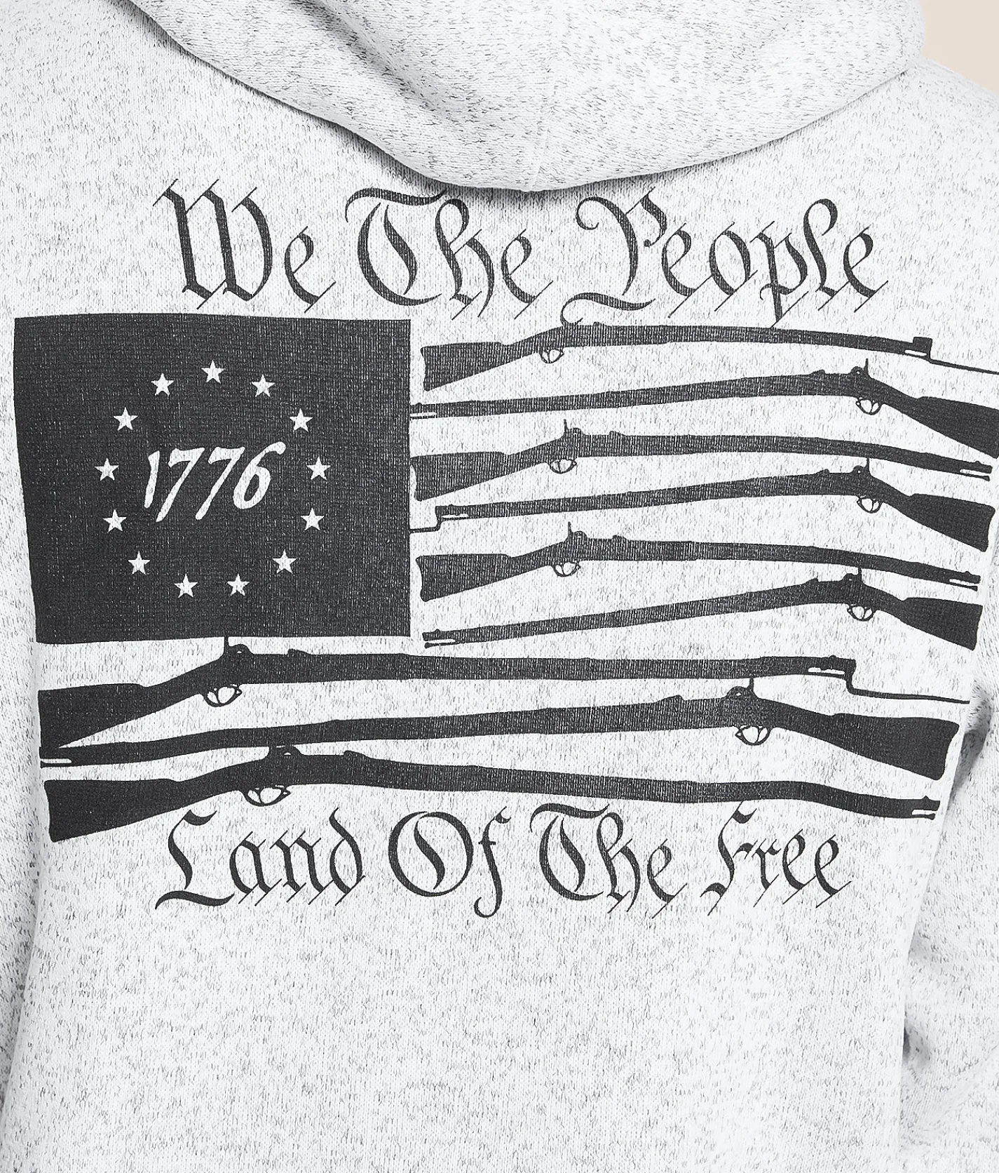 Howitzer We The People Hooded Sweatshirt White Discount
