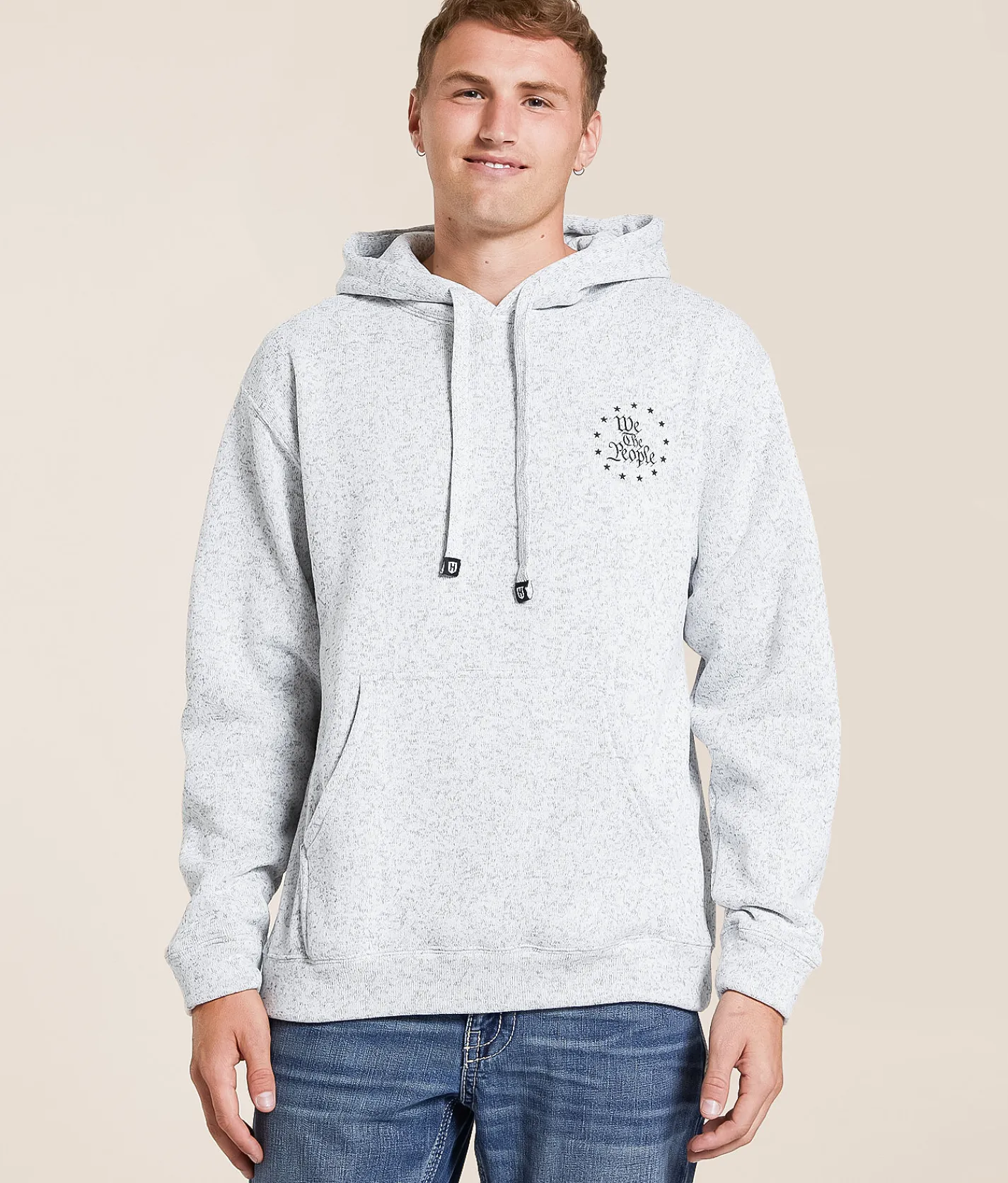 Howitzer We The People Hooded Sweatshirt White Discount