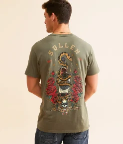 Graphic T-Shirts | Sullen Whiskey Bottle T-Shirt Tea Leaf