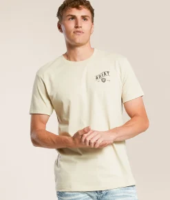 Ariat Whiskey Eagle T-Shirt Natural Outlet