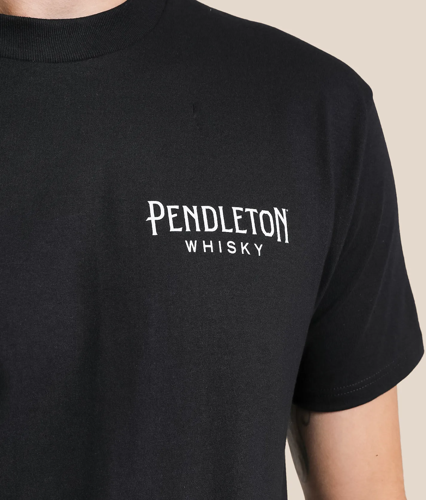 Tops|Graphic T-Shirts | Pendleton Whiskey Made T-Shirt Black