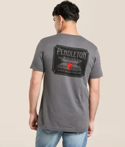 Tops|Graphic T-Shirts | Pendleton Whiskey Rodeo T-Shirt Asphalt