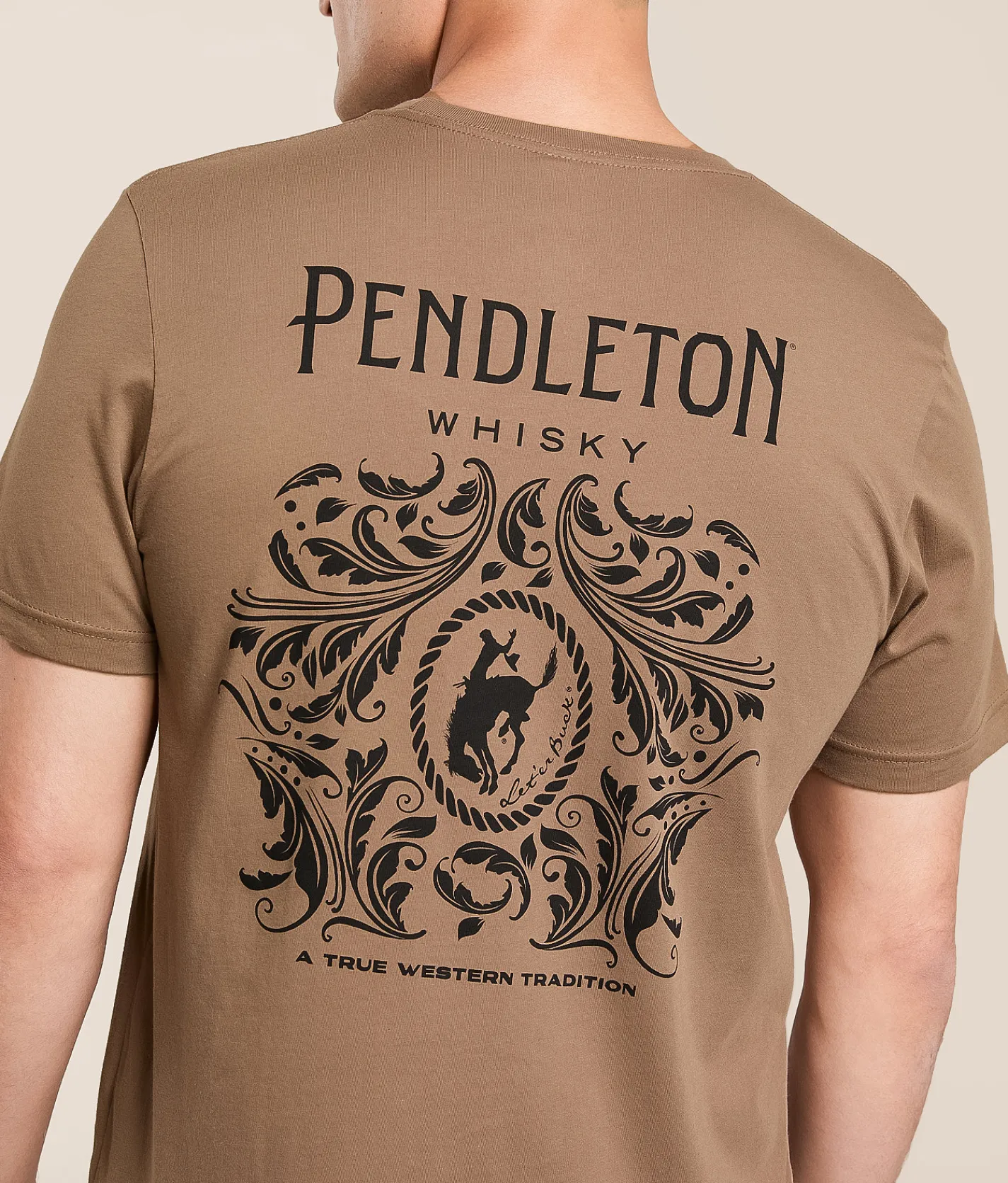 Tops|Graphic T-Shirts | Pendleton Whiskey Saddle T-Shirt Vintage Brown Black