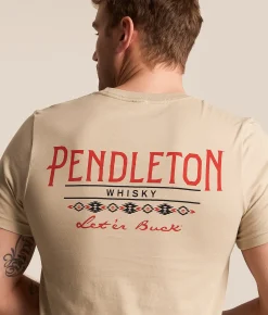 Tops|Graphic T-Shirts | Pendleton Whiskey Vintage T-Shirt Tan Red