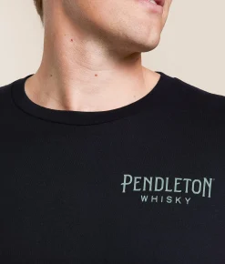 Tops|Graphic T-Shirts | Pendleton Whiskey Western T-Shirt Black