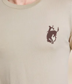 Tops|Graphic T-Shirts | Pendleton Whisky Jacquard T-Shirt Tan