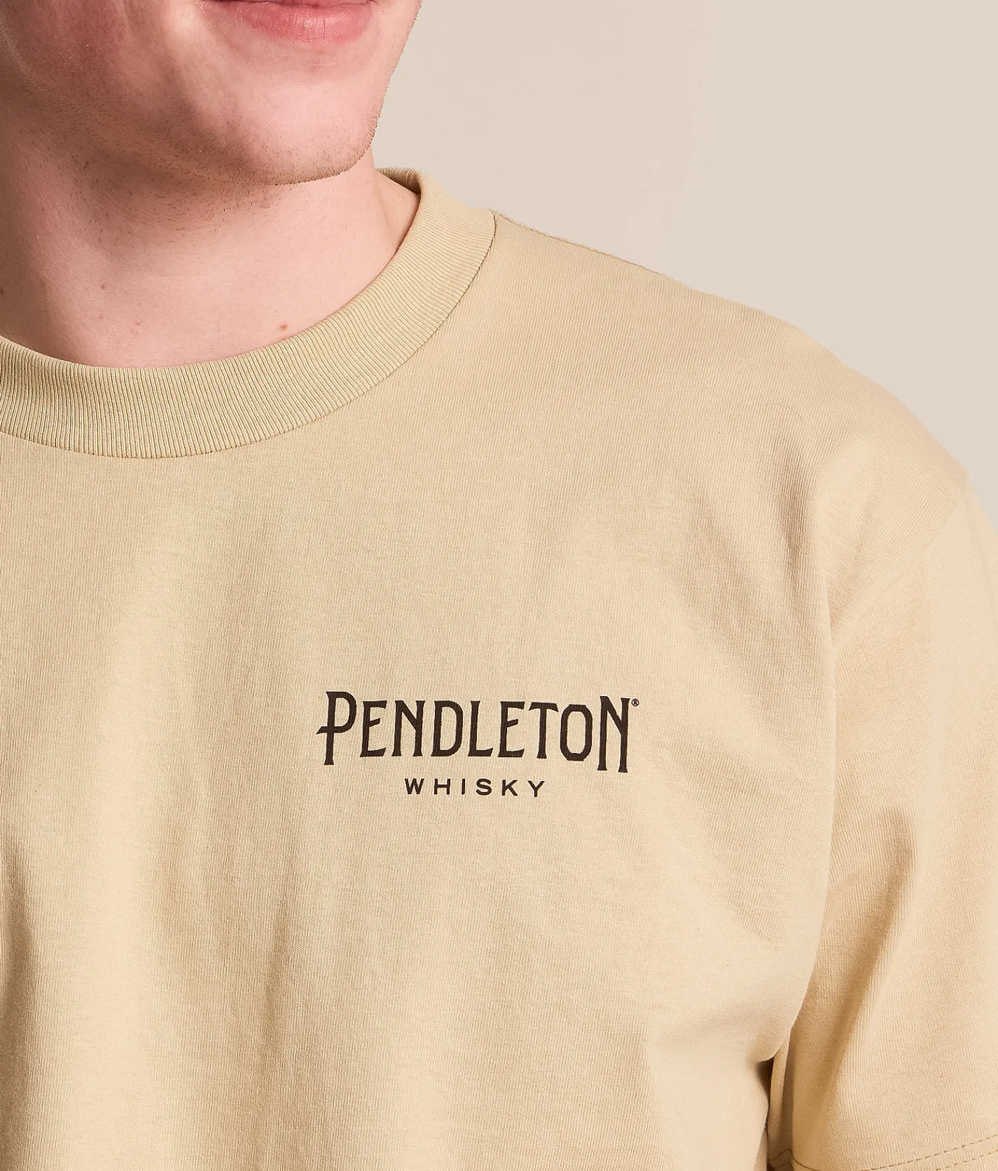Graphic T-Shirts | Pendleton Whisky Tumbler T-Shirt Sand