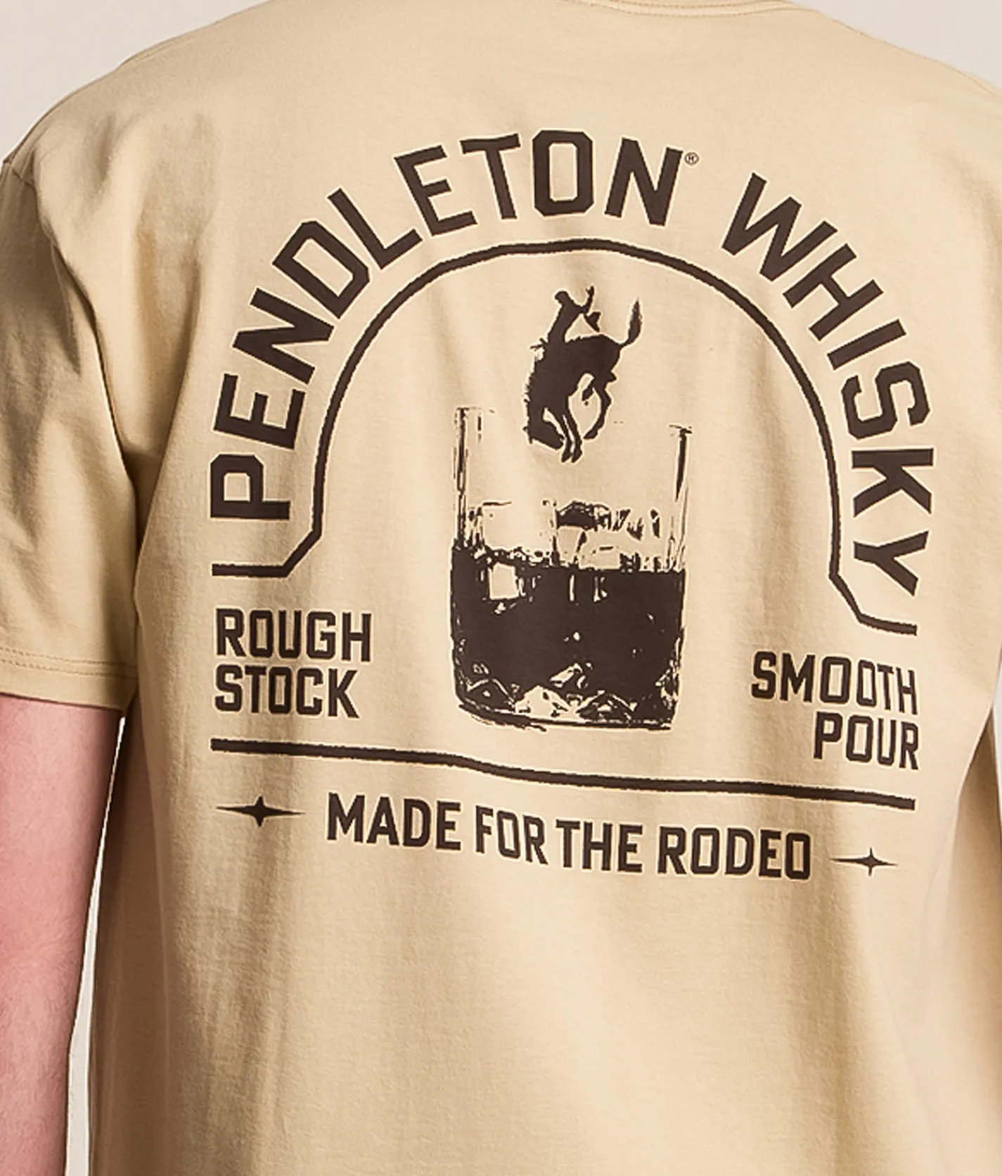 Graphic T-Shirts | Pendleton Whisky Tumbler T-Shirt Sand