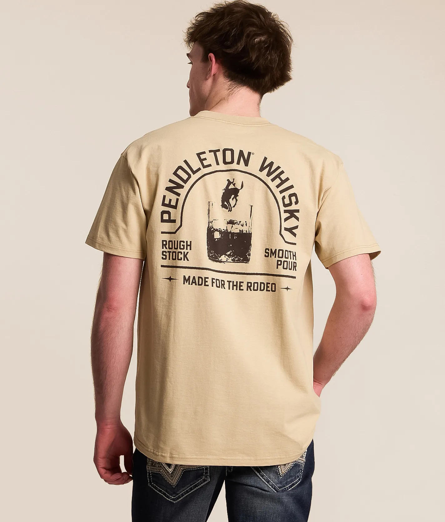 Graphic T-Shirts | Pendleton Whisky Tumbler T-Shirt Sand