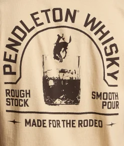 Pendleton Whisky Tumbler T-Shirt Sand Hot