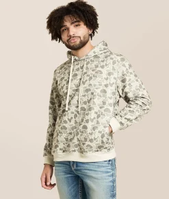 Tops | Fieldstone White Camo Quilted Hooded Sweatshirt White Duck Camo