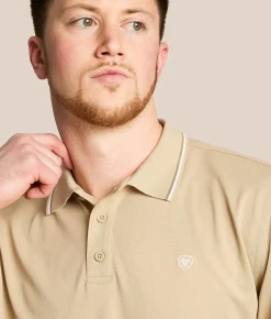 Ariat TEK Polo White Pepper Hot