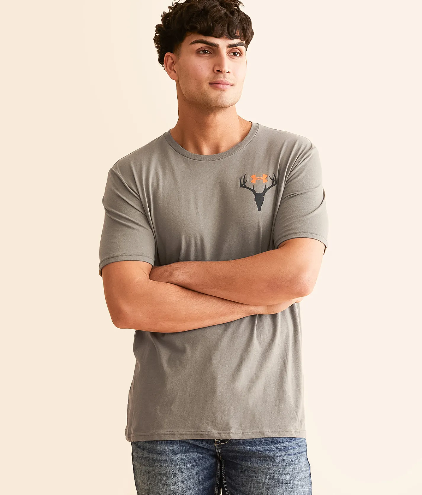 Under Armour® Whitetail T-Shirt Taupe Dusk Blaze Orange Discount