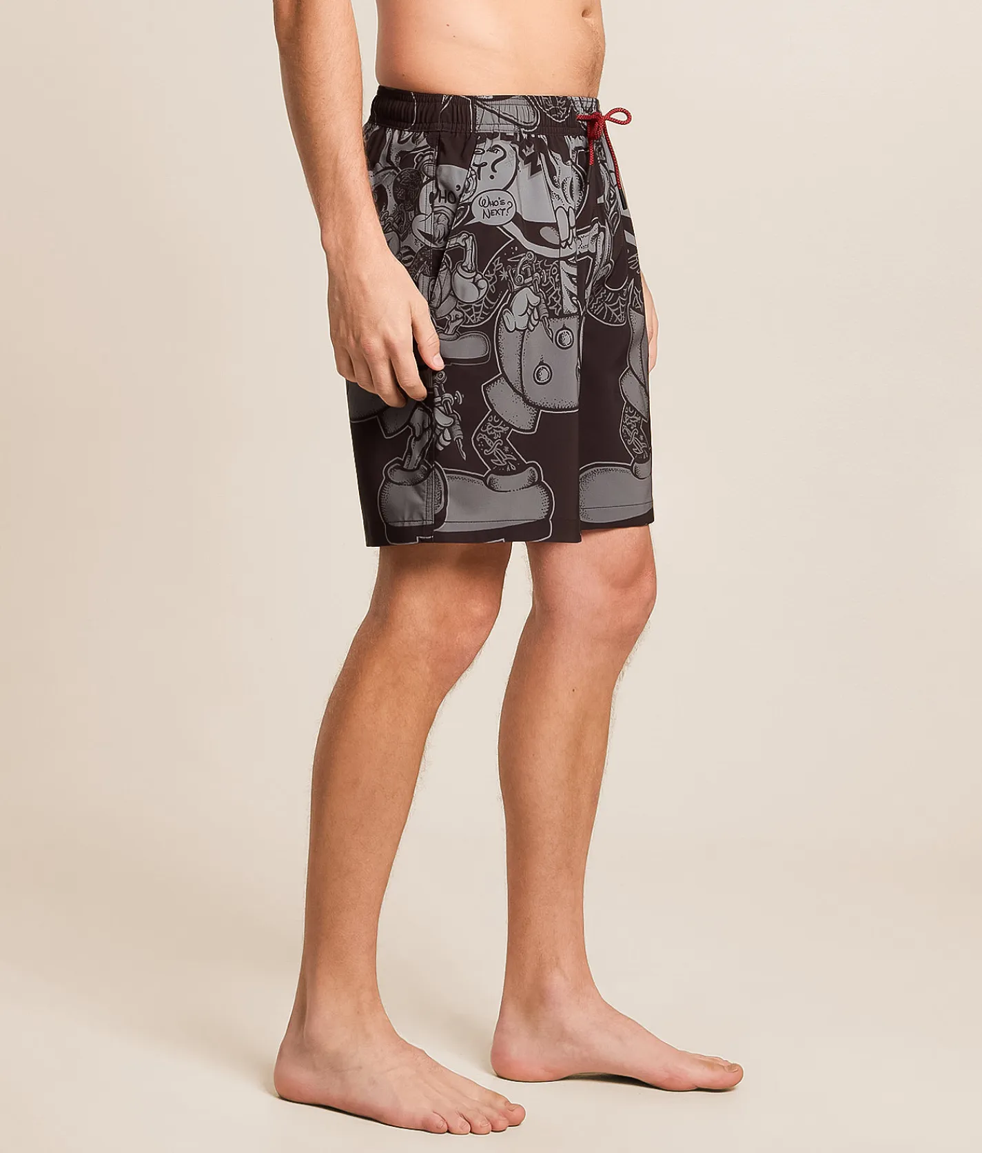 Sullen Who's Next Stretch Swim Trunks Black Online