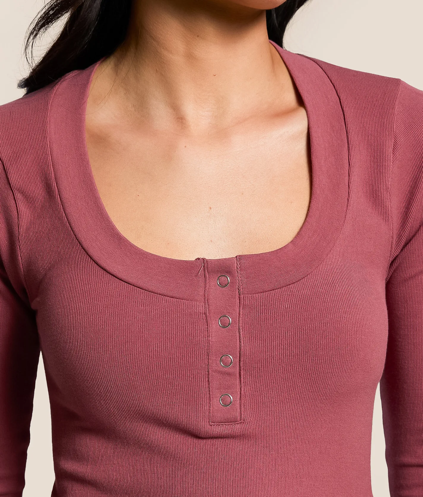 Tops | Free People Wide Awake Layering Top Crushed Berry