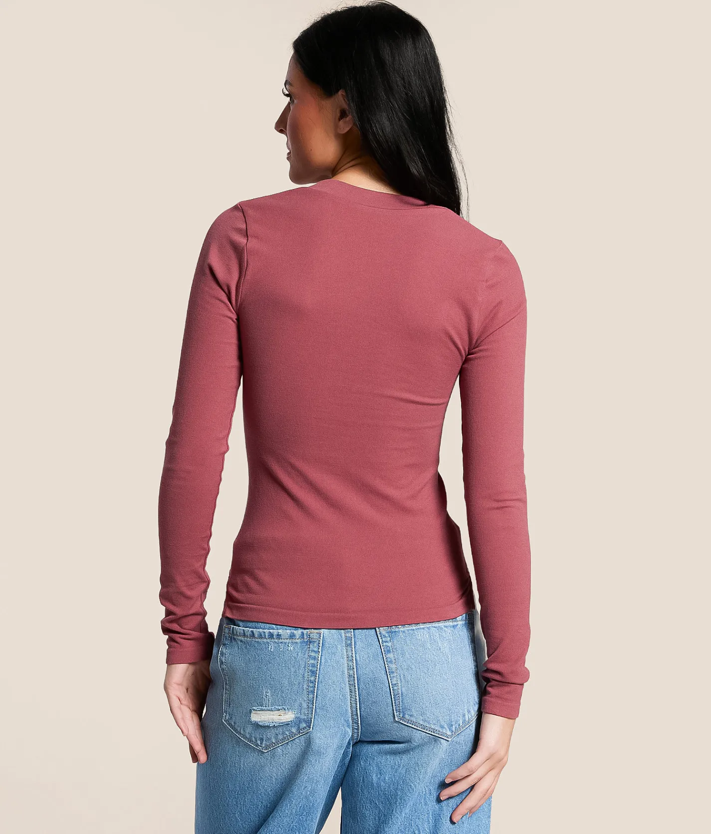 Tops | Free People Wide Awake Layering Top Crushed Berry
