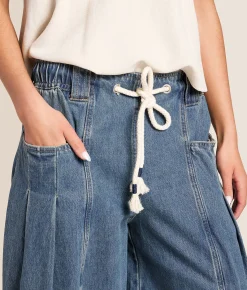 Urban Daizy Wide Leg Barrel Pant Denim Sale