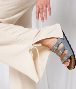 Bottoms | 33 Coastal Wide Leg Linen Blend Pant Oatmeal