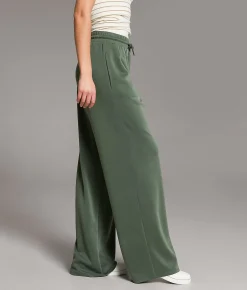 Bottoms|Activewear | BKE Wide Leg Pant Thyme