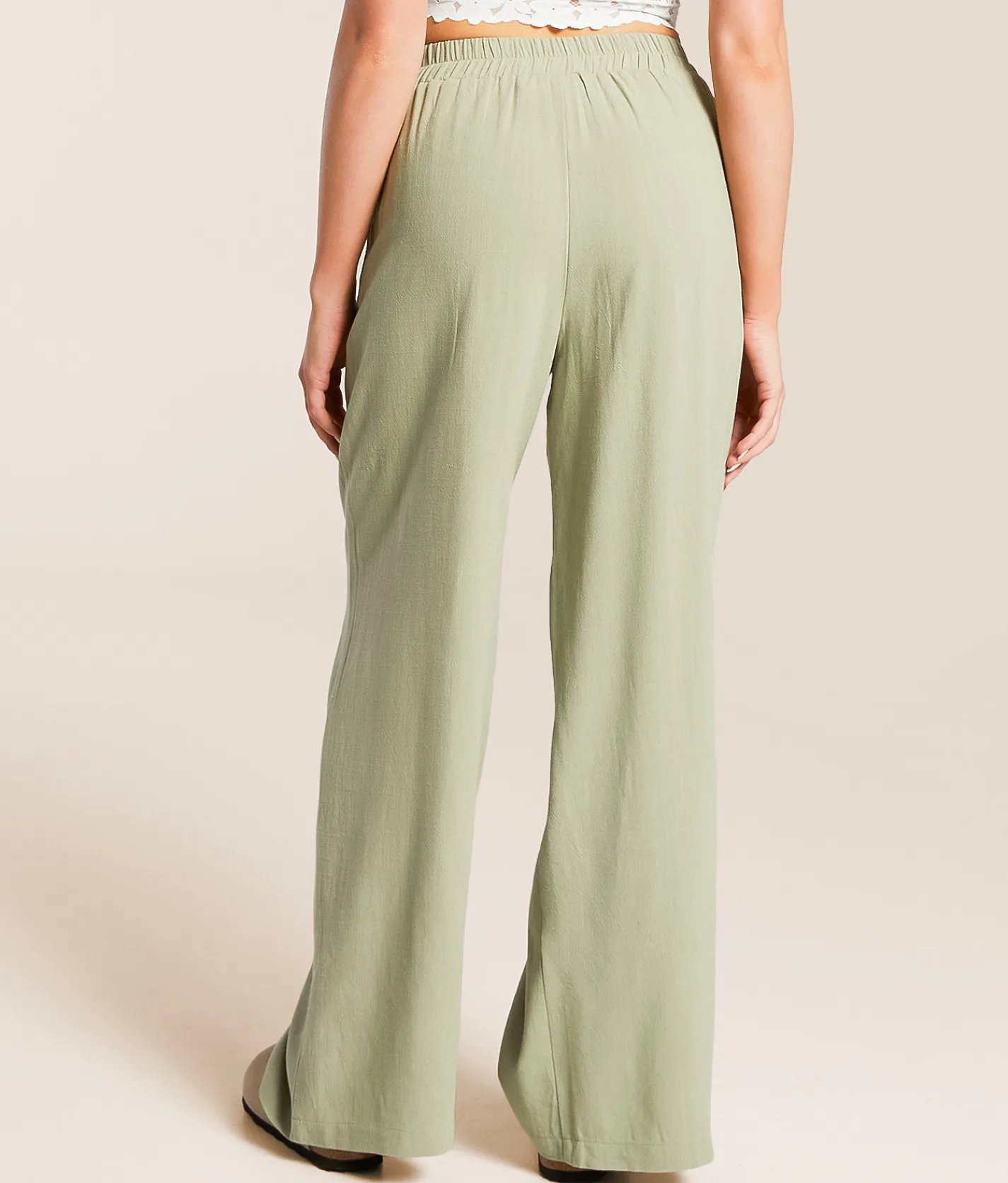 Willow & Root Wide Leg Pant Seagrass Online