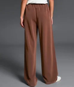 Bottoms | Buckle Black Wide Leg Pant Cocoa Brown
