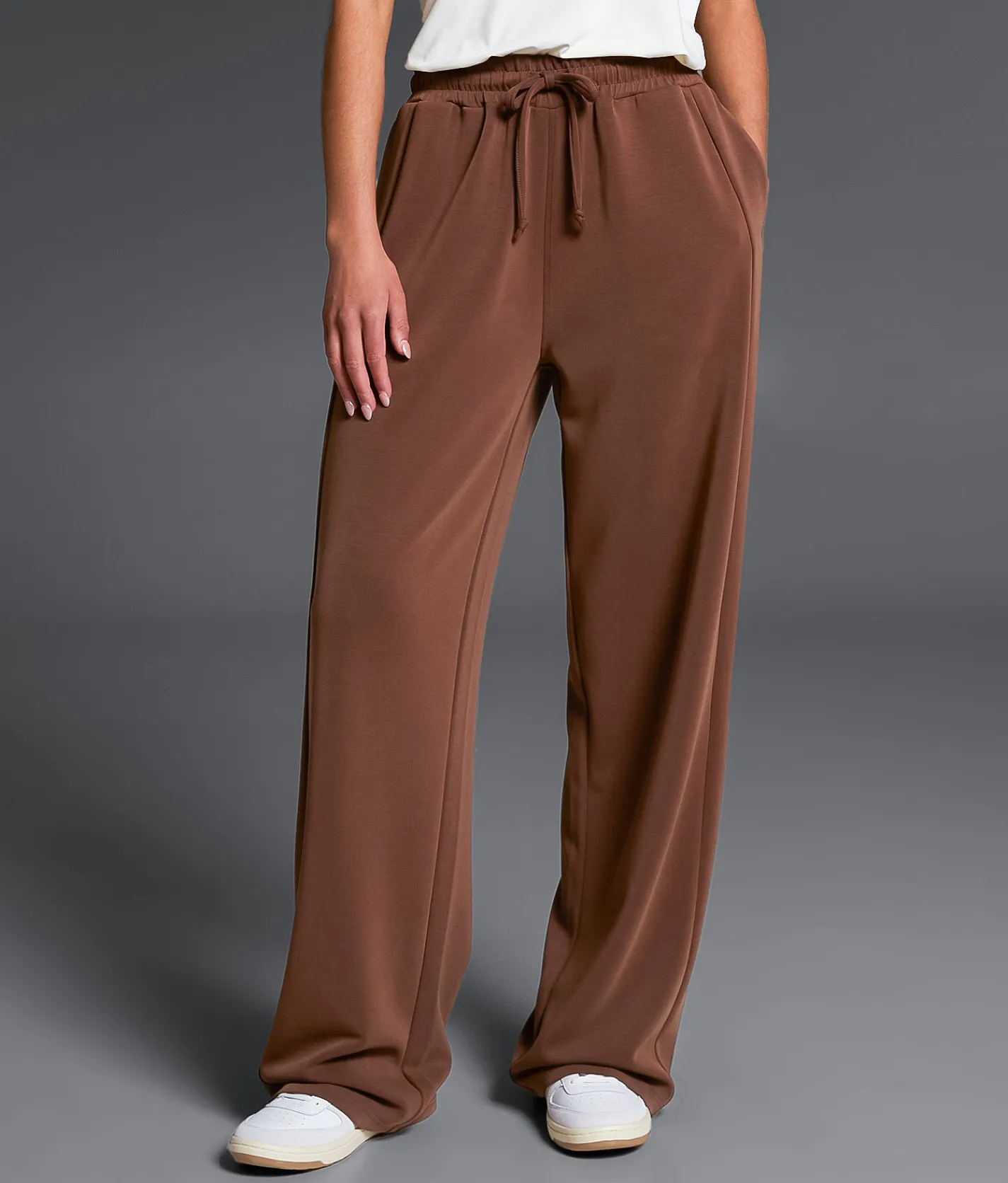 Bottoms | Buckle Black Wide Leg Pant Cocoa Brown