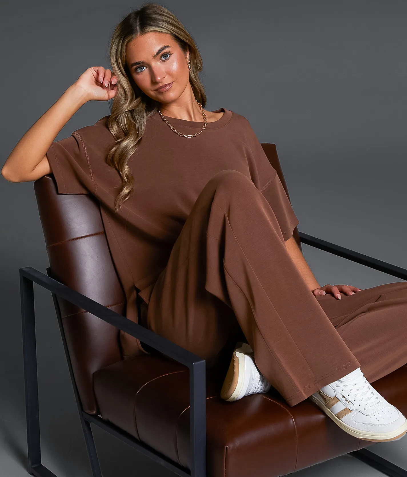 Bottoms | Buckle Black Wide Leg Pant Cocoa Brown