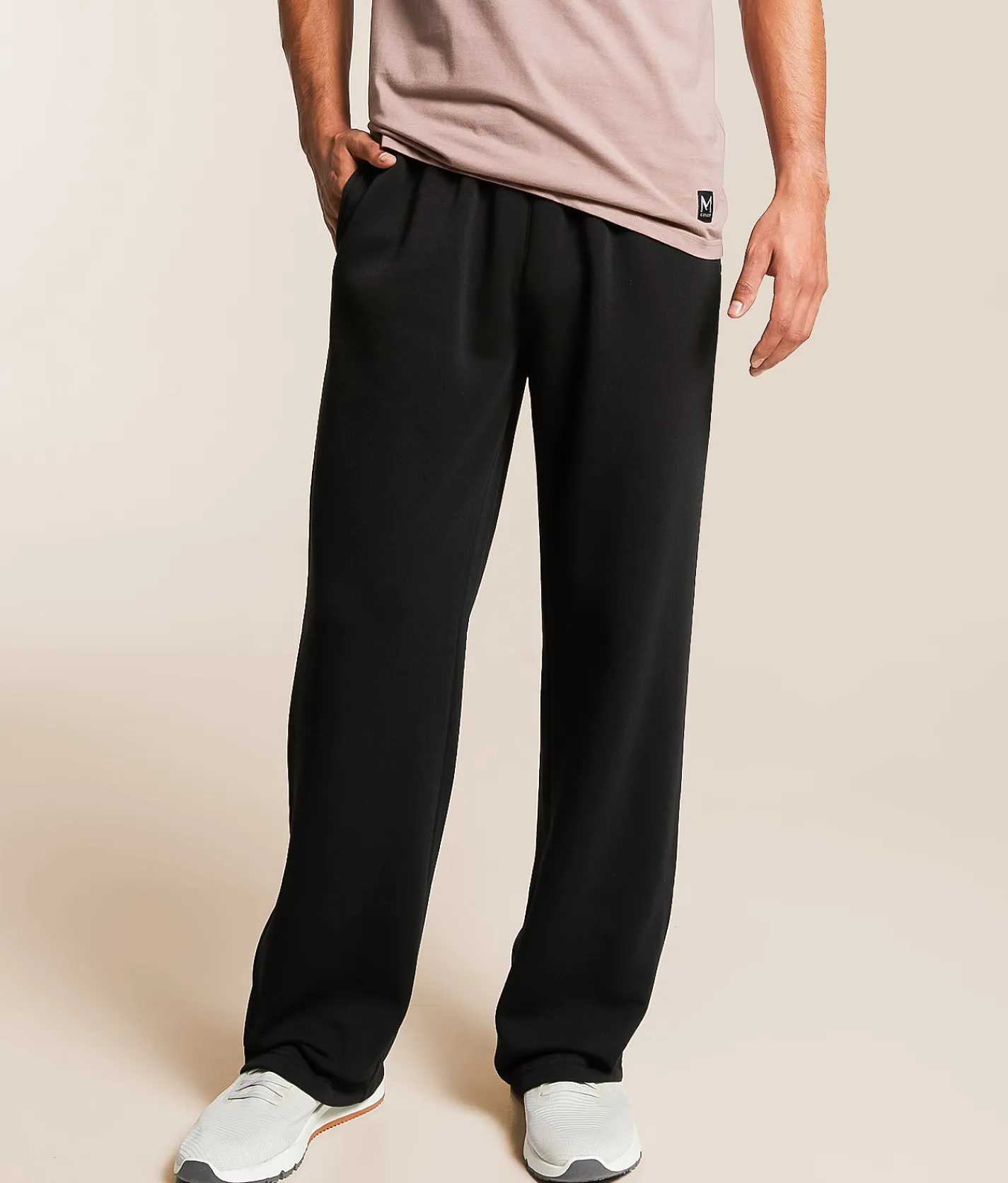 Bottoms | Nova Industries Wide Leg Sweatpant Black