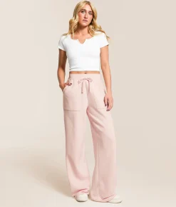 Gilded Intent Wide Leg Sweatpant Primrose Pink Clearance