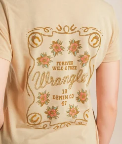 Wrangler® Wild & Free T-Shirt Cement Heather Outlet