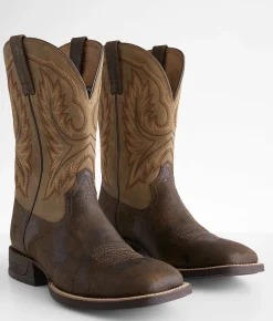 Shoes | Ariat Wilder Leather Cowboy Boot Antique Grey Brown Bomber