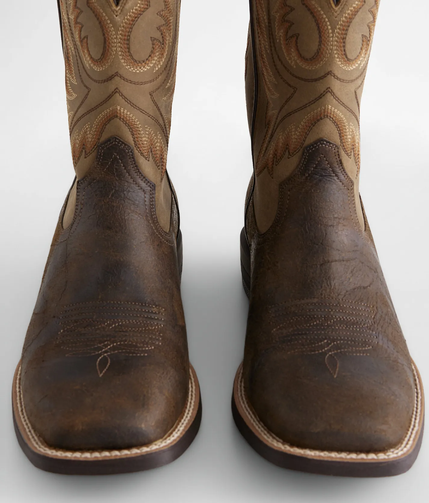 Shoes | Ariat Wilder Leather Cowboy Boot Antique Grey Brown Bomber