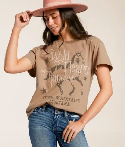 Goodie Two Sleeves Wild Hearts Ranch Oversized T-Shirt Amphora Clearance