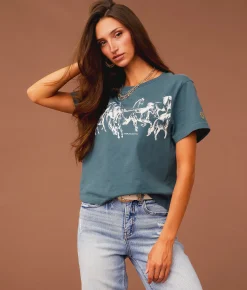 Tops | Sterling & Stitch Wild Horses T-Shirt Stargazer