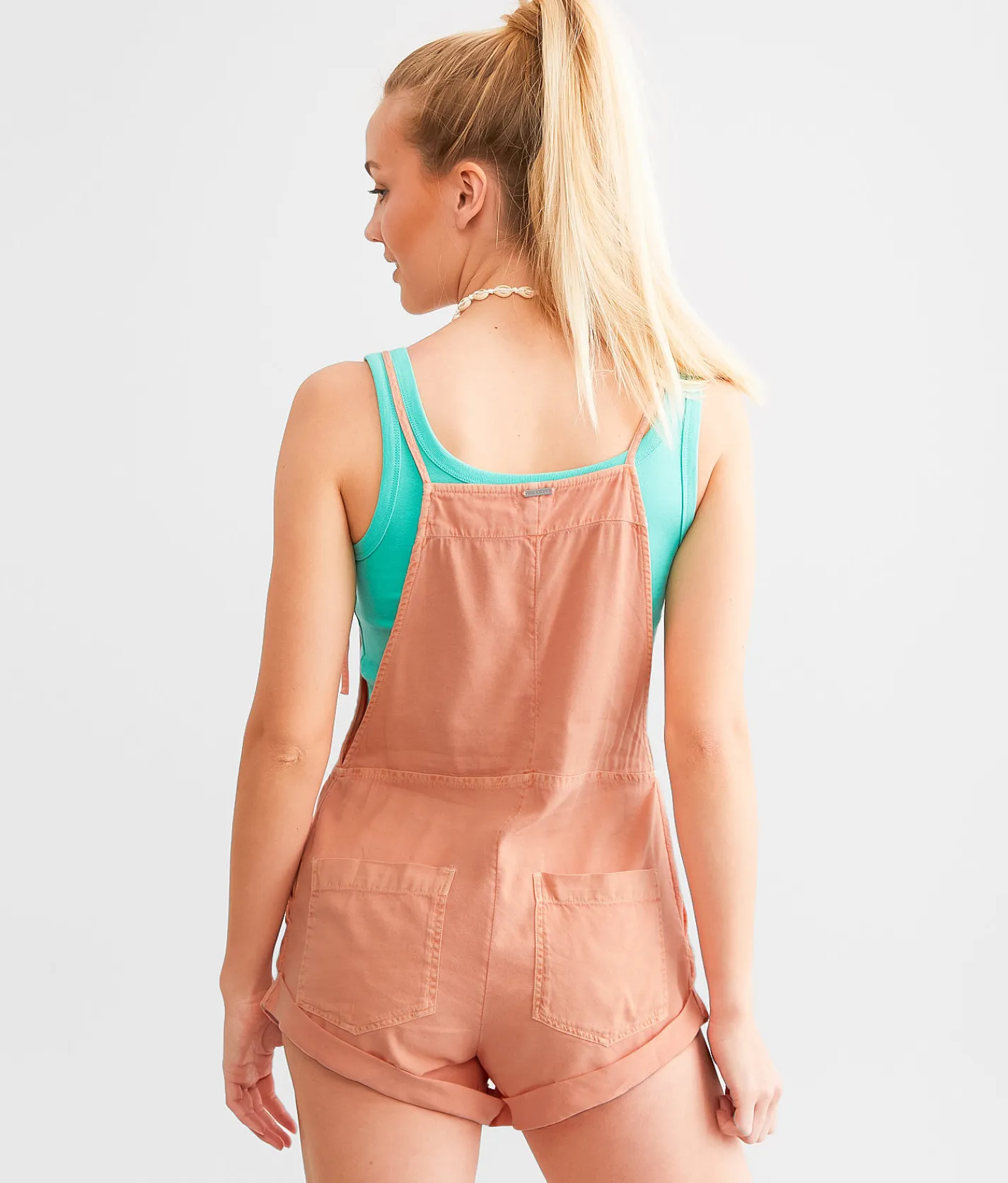 Billabong Wild Pursuit Romper Sweet Peach Clearance
