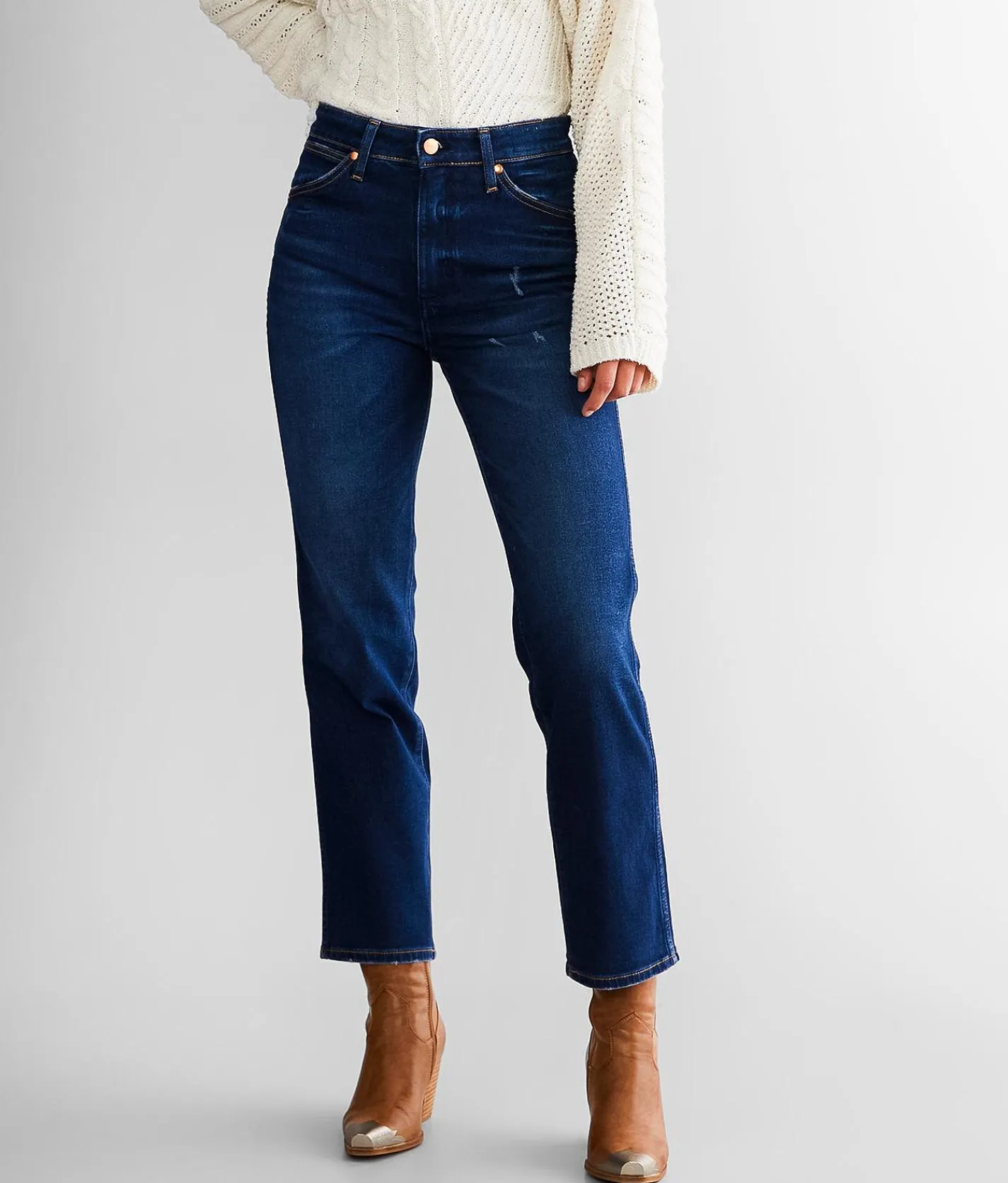 Wrangler® Wild West High Rise Straight Jean Wild Ride New
