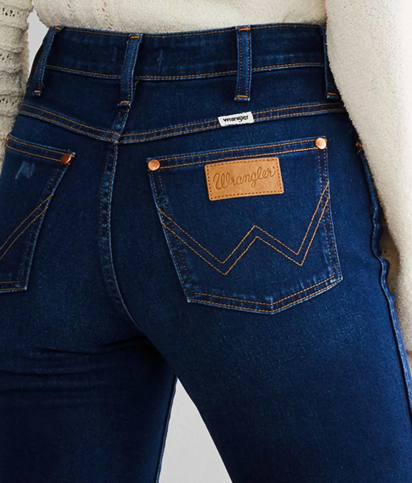 Wrangler® Wild West High Rise Straight Jean Wild Ride New