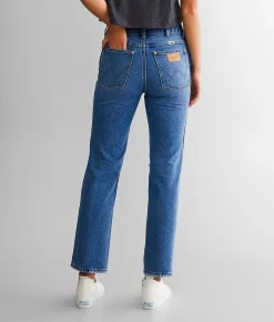 Wrangler® Wild West High Rise Straight Jean Patty Clearance