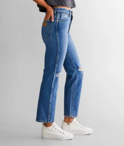 Wrangler® Wild West High Rise Straight Jean Patty Clearance