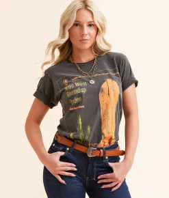 Tops | Ripple Junction® Wild West Roundup T-Shirt Washed Black